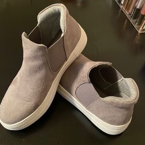 Soda - gray midi pull-on/slip-on fashion sneaker light platform